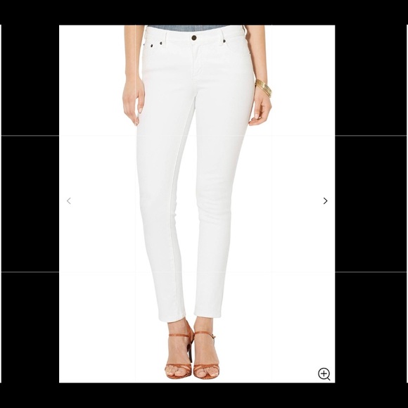 Lauren Ralph Lauren Modern Skinny Jeans, White - Picture 3 of 6